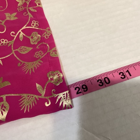 Diane Gilman blouse womens SZ XS tunic hot pink  sequins vintage 90’s Ba… - Picture 8 of 9